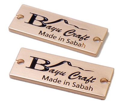 METAL CLOTHING LABEL 9 